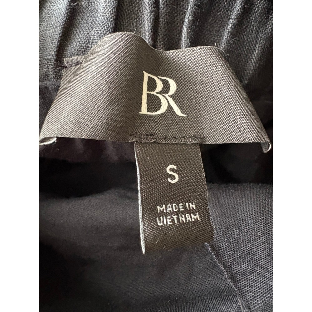Banana Republic Lisa Midi Dress 100% Linen Small Black Halter Cutout Twist Front - Picture 12 of 15